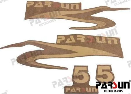 TOP COWLING STICKER FOR 5HP