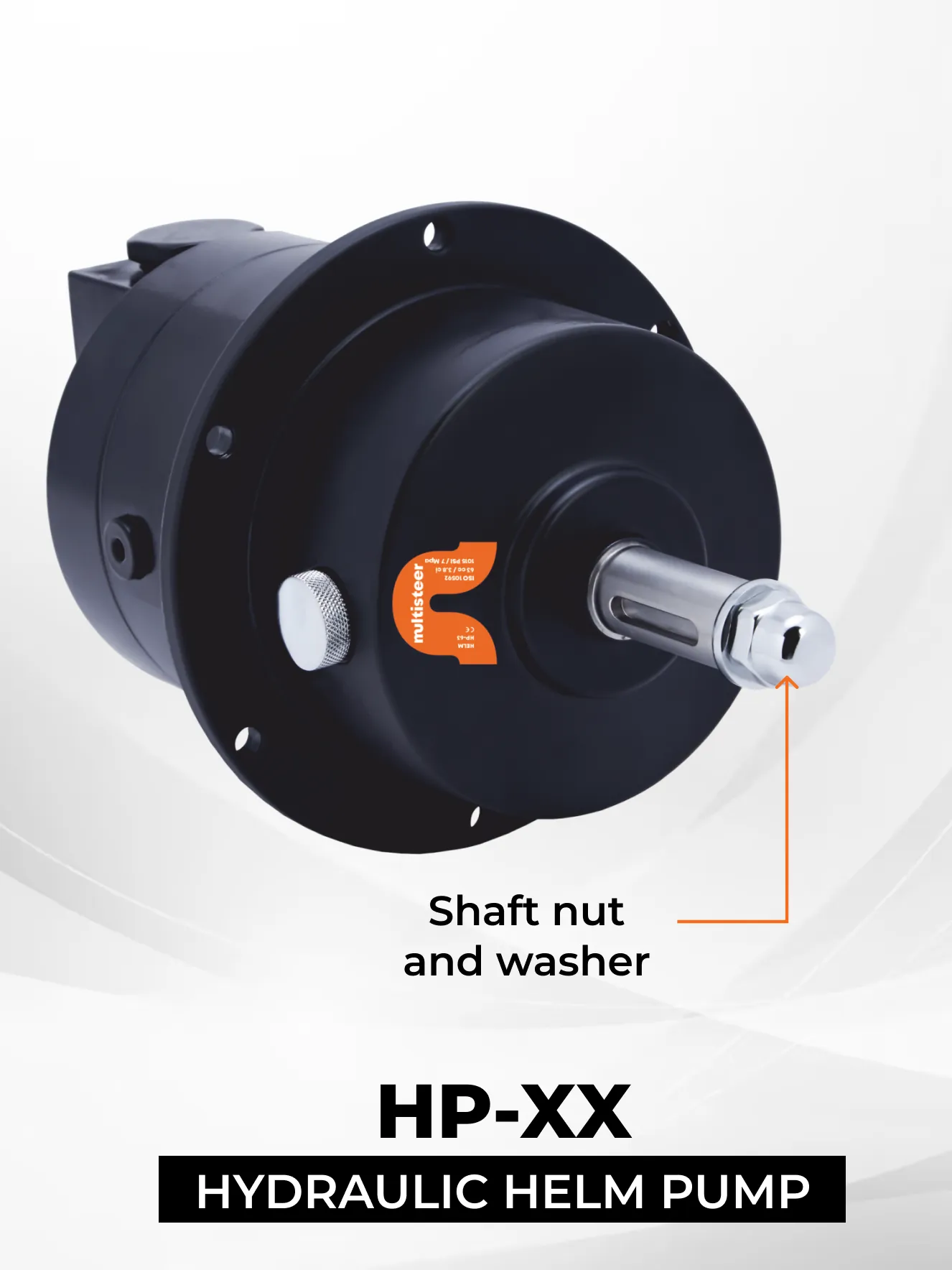 HYDRAULIC STEERING SYSTEM FOR SINGLE INBOARD | Steel| For Engines upto 350 Hp