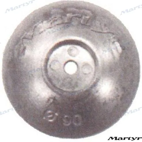 ZINC RUDDER ANODE 90 MM
