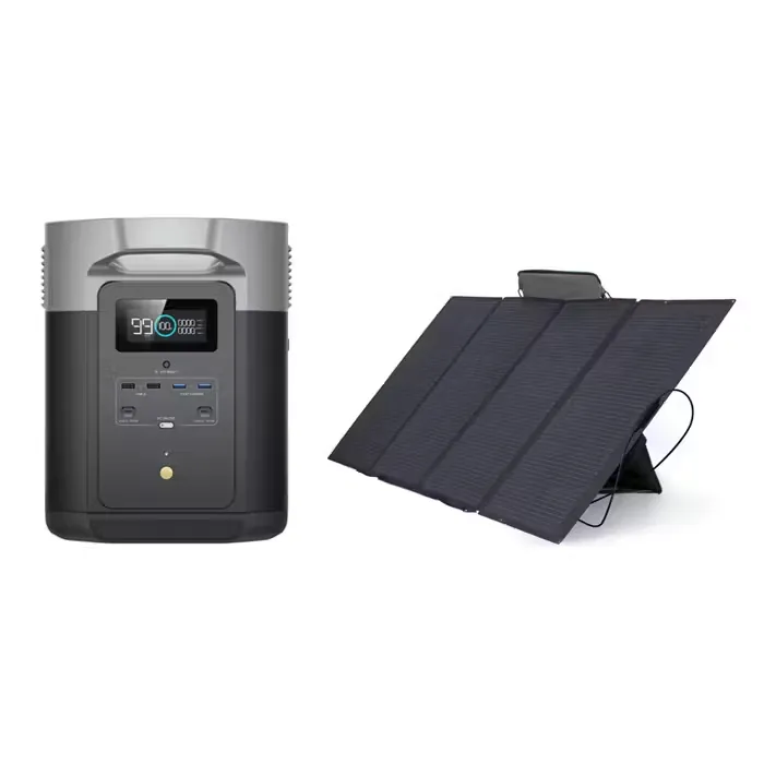 EcoFlow DELTA MAX  2000 Portable Power Station (2400W,2016Wh) + Ecoflow Solar Panel - 400W