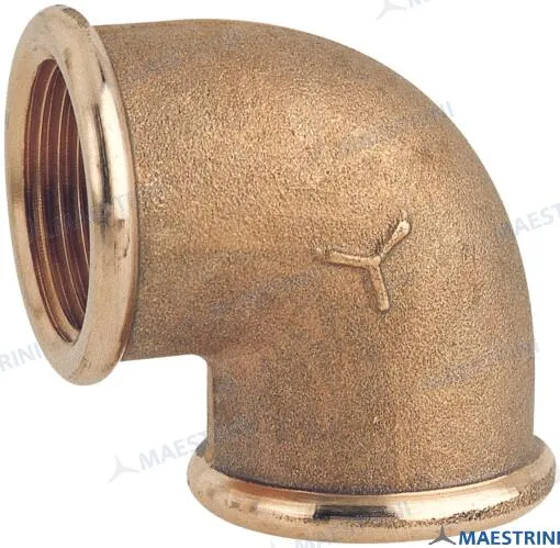 ELBOW 90º F.F. 1''1/2 BRASS CR