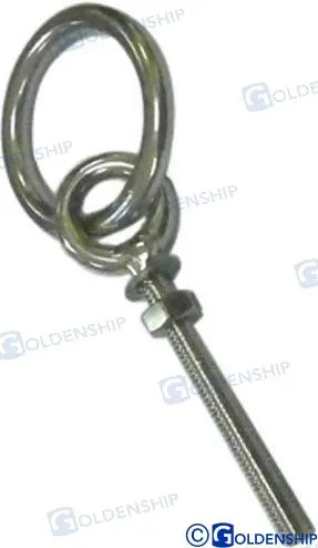 RING EYE BOLT M6X80MM (10)