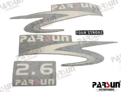 TOP COWLING STICKER FOR 2.6HP