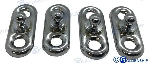 FAST SNAP WITH 2 SCREW PLATE (PACK 4)